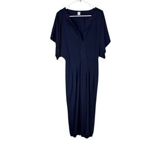 GAP Navy Blue Kimono Jumpsuit Classic Casual Office Small Petite Event Career